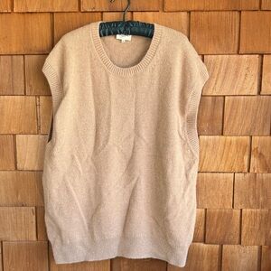 Octobre by Sezane Tan Sweater Vest
